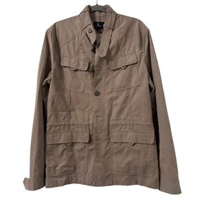 Tiger‎ of Sweden Denison Field Jacket Mens M Taupe Utility Military Minimalist